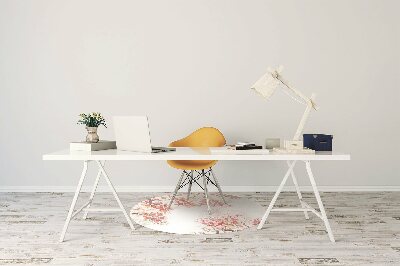 Tapis de chaise de bureau fleurs de cerisier