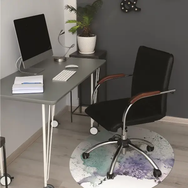 Tapis fauteuil bureau do biura Encre colorée