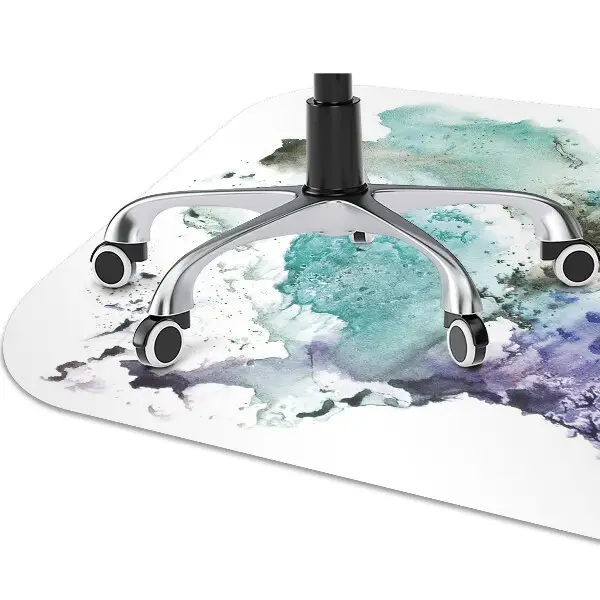 Tapis fauteuil bureau do biura Encre colorée