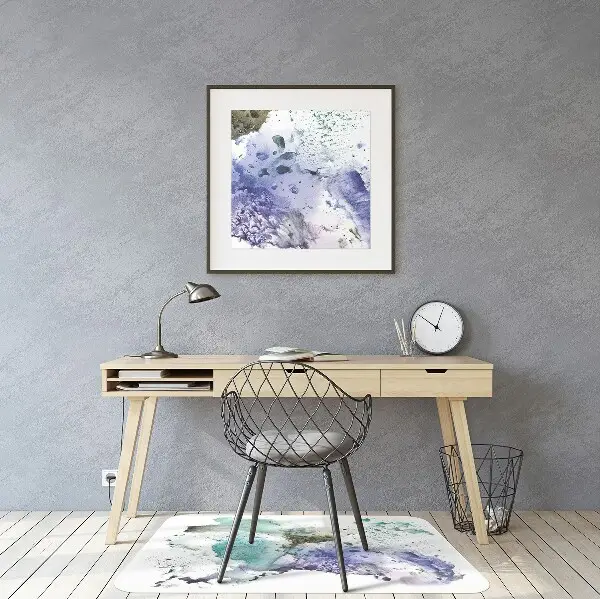 Tapis fauteuil bureau do biura Encre colorée