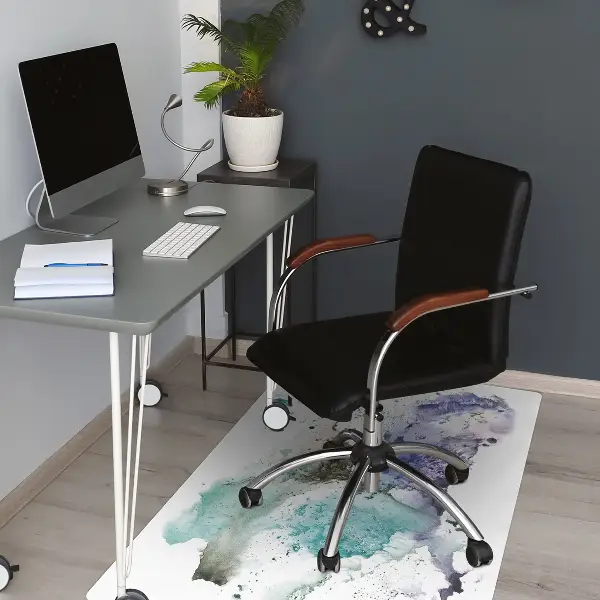 Tapis fauteuil bureau do biura Encre colorée