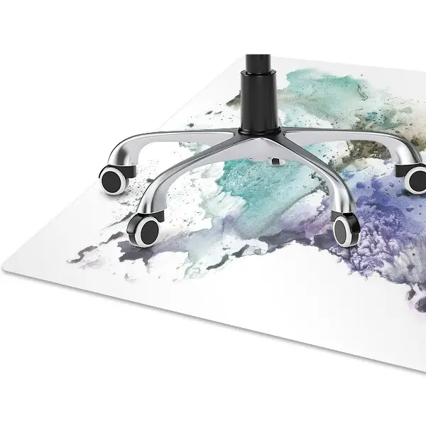 Tapis fauteuil bureau do biura Encre colorée