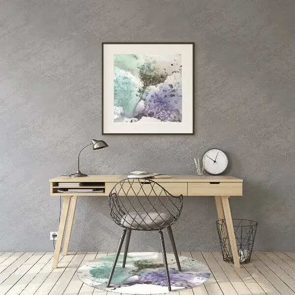 Tapis fauteuil bureau do biura Encre colorée