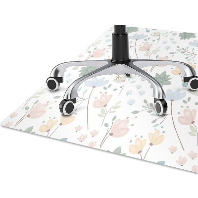 Tapis de chaise de bureau Fleurs de printemps