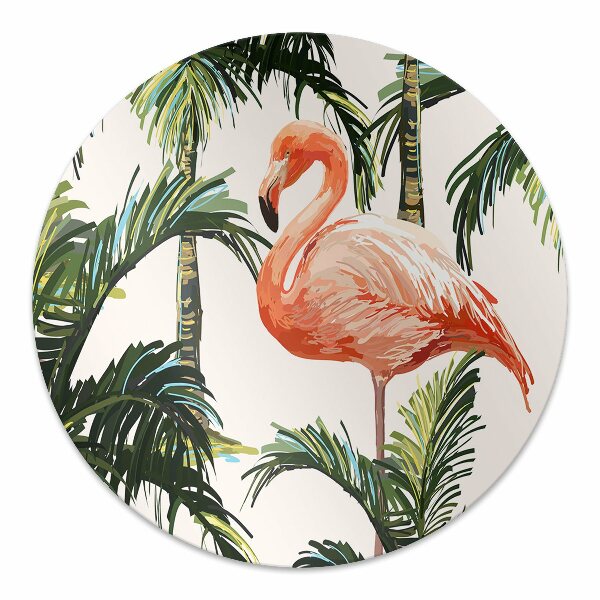 Tapis de chaise de bureau Flamants