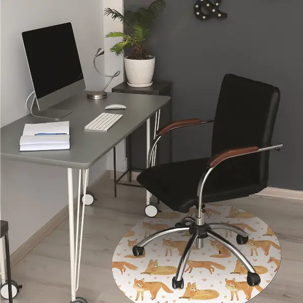 Tapis de chaise de bureau Rusé