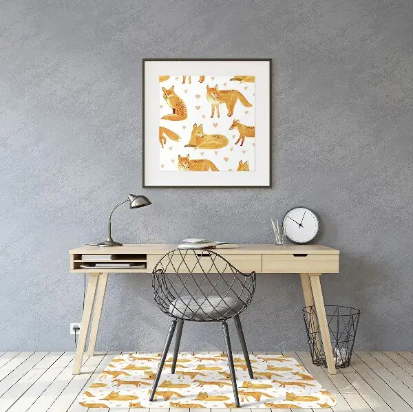 Tapis de chaise de bureau Rusé