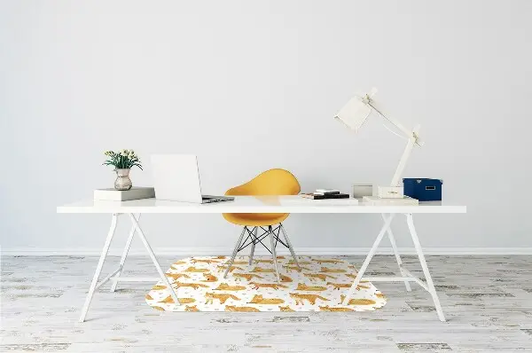 Tapis de chaise de bureau Rusé