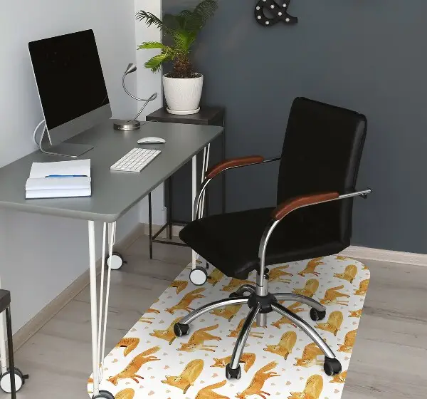 Tapis de chaise de bureau Rusé