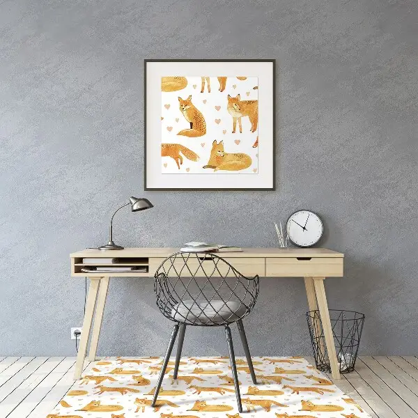 Tapis de chaise de bureau Rusé