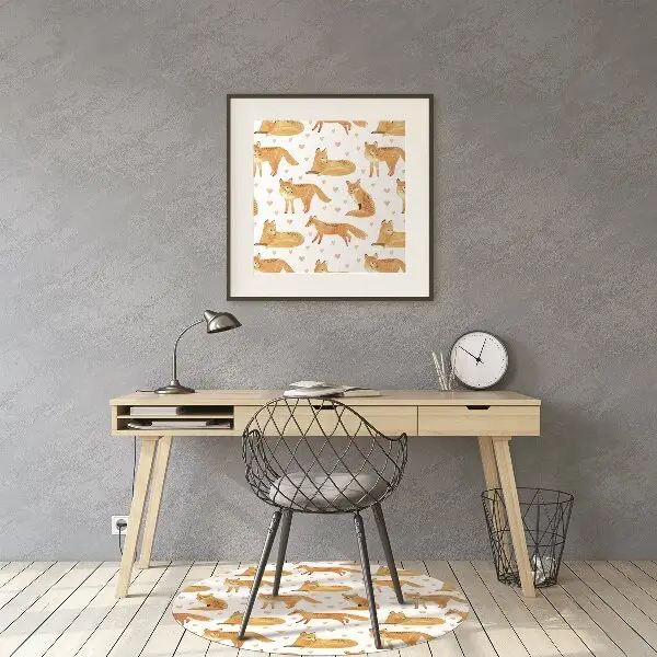 Tapis de chaise de bureau Rusé