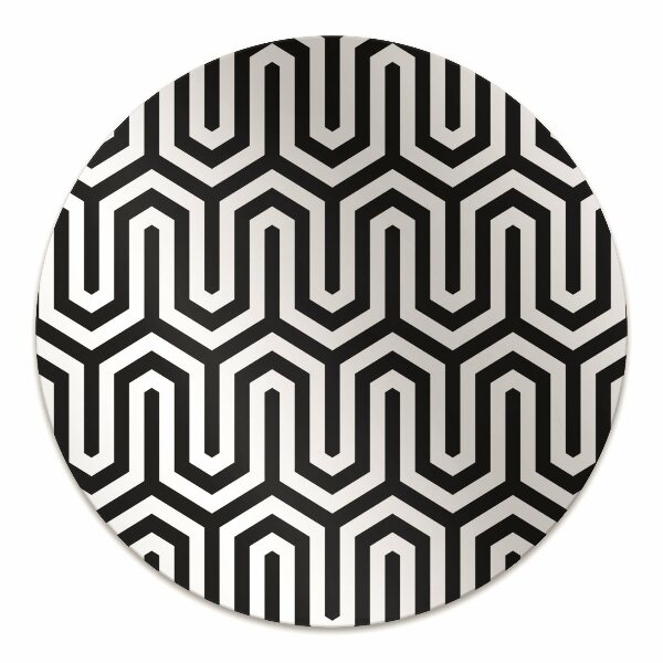 Tapis fauteuil bureau do biura Modèle géométrique