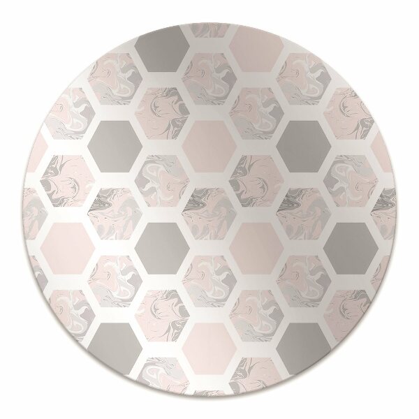Tapis pour chaise de bureau Hexagone