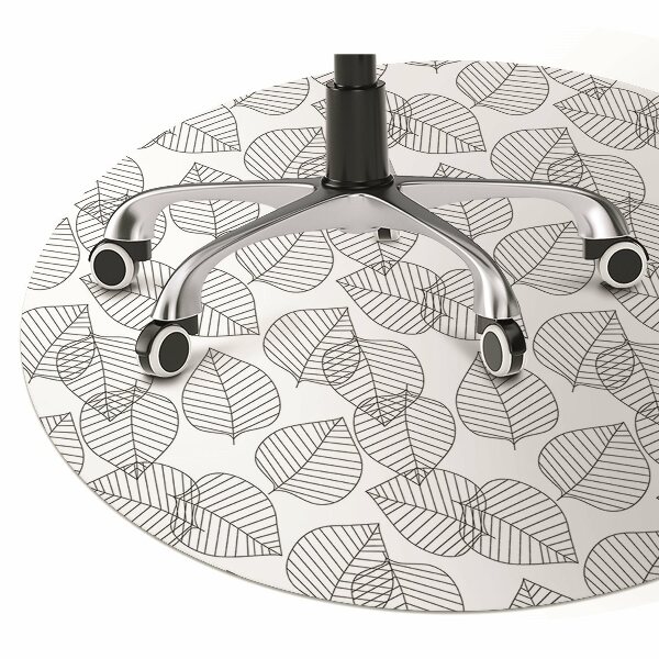 Tapis bureau Modèle de feuilles