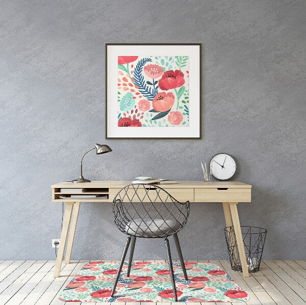 Tapis de chaise de bureau Maki