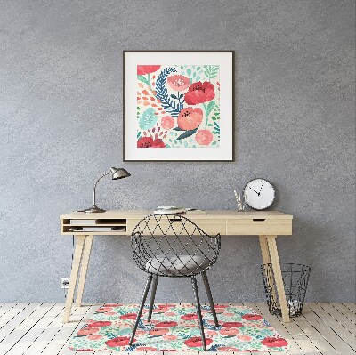 Tapis de chaise de bureau Maki