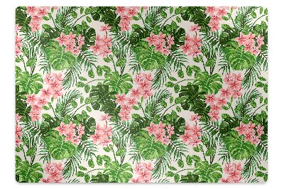 Tapis de chaise de bureau Hibiscus