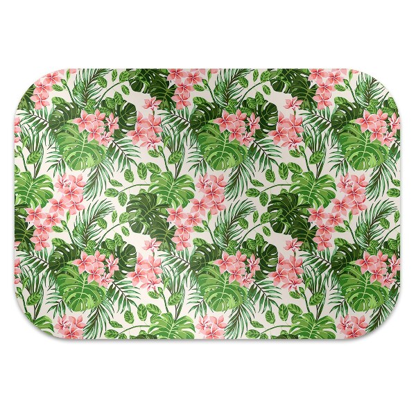 Tapis de chaise de bureau Hibiscus