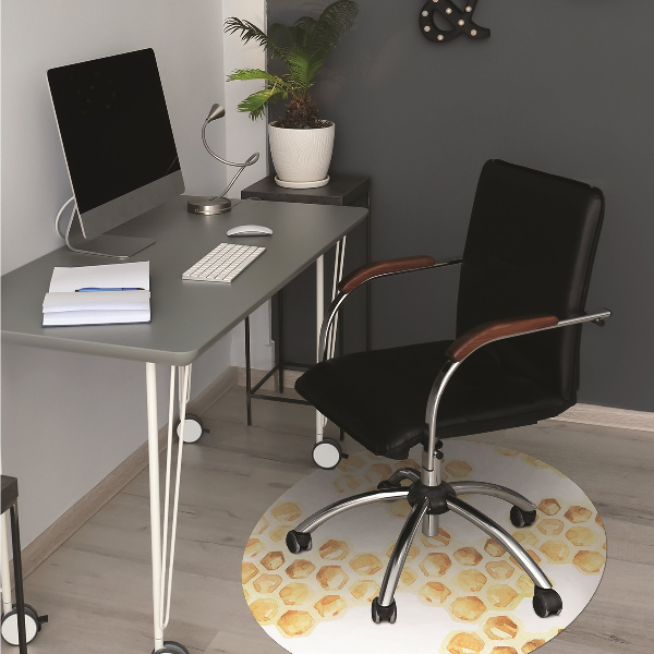 Tapis bureau Nid d'abeilles