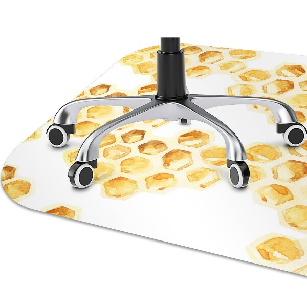 Tapis bureau Nid d'abeilles