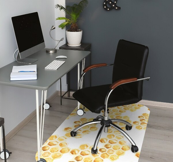 Tapis bureau Nid d'abeilles