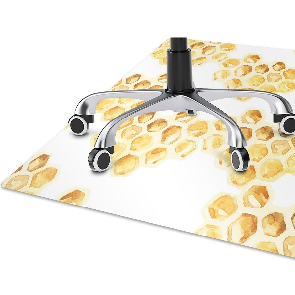 Tapis bureau Nid d'abeilles