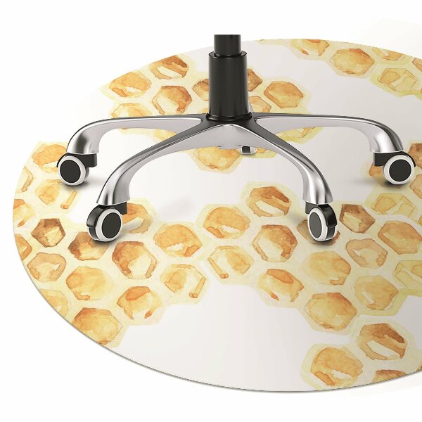 Tapis bureau Nid d'abeilles