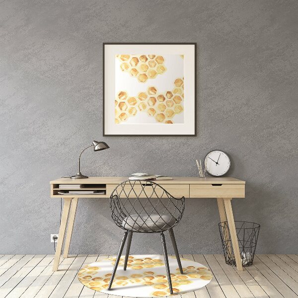 Tapis bureau Nid d'abeilles