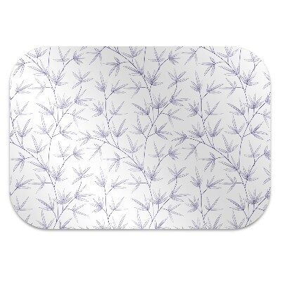 Tapis de chaise de bureau Feuille