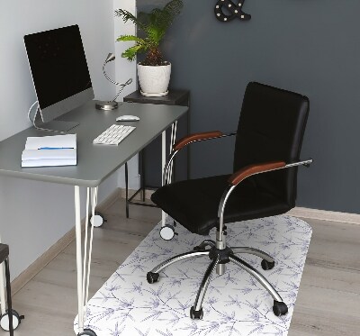 Tapis de chaise de bureau Feuille