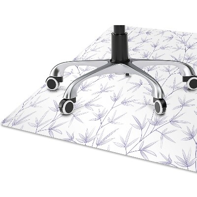 Tapis de chaise de bureau Feuille