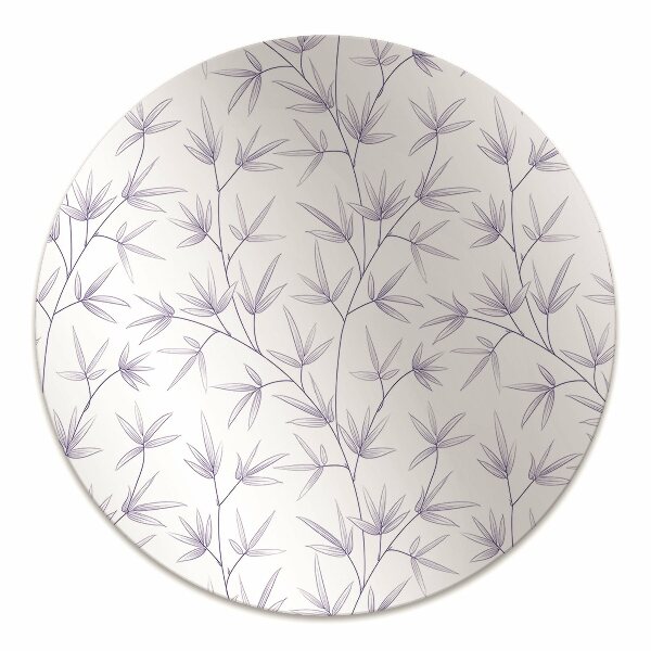 Tapis de chaise de bureau Feuille