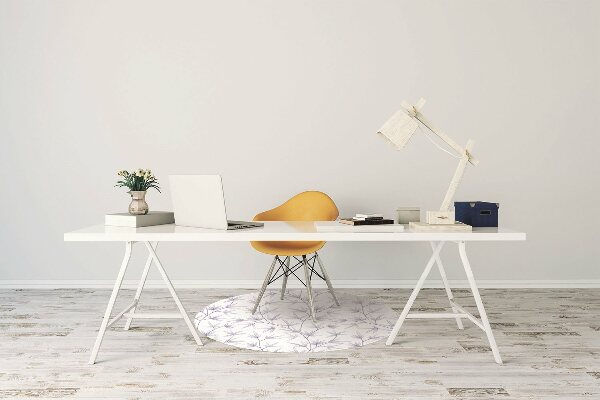 Tapis de chaise de bureau Feuille