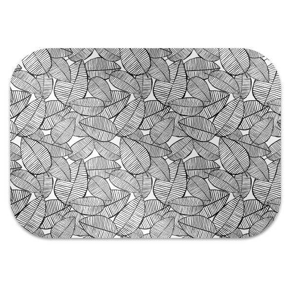 Tapis de chaise de bureau Modèle tropical