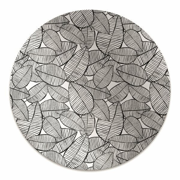 Tapis de chaise de bureau Modèle tropical