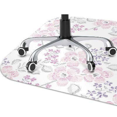 Tapis bureau Motif floral