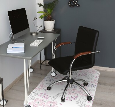 Tapis bureau Motif floral