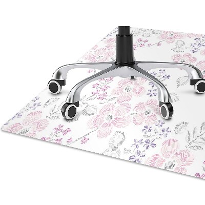 Tapis bureau Motif floral