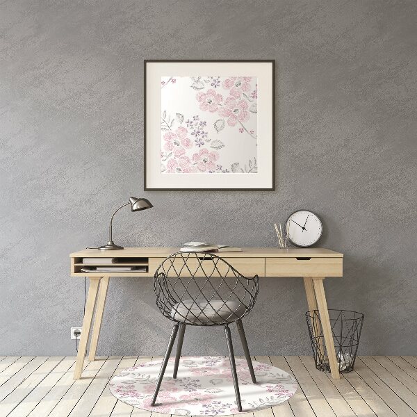 Tapis bureau Motif floral