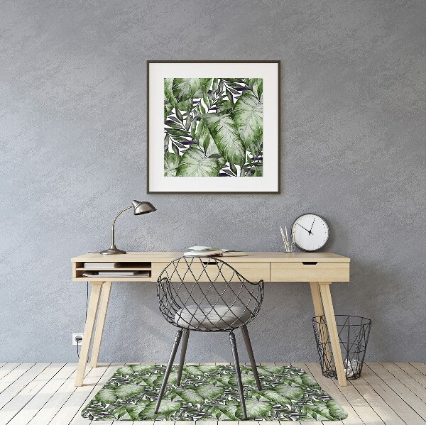 Tapis bureau Feuille de monstre