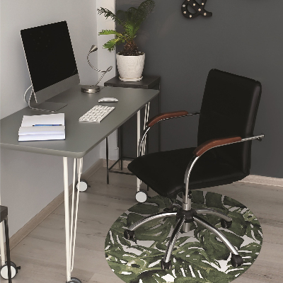 Tapis bureau Feuille de monstre