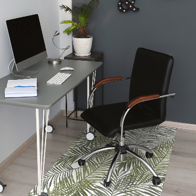 Tapis fauteuil bureau do biura Feuilles exotiques