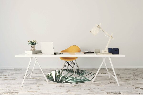 Tapis de chaise feuille de palmier