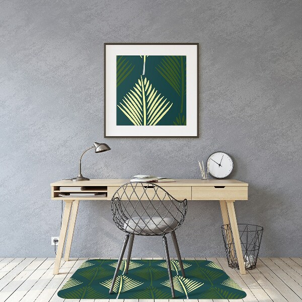 Tapis de chaise feuille de palmier