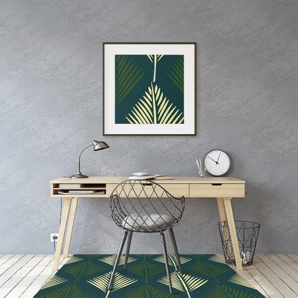 Tapis de chaise feuille de palmier