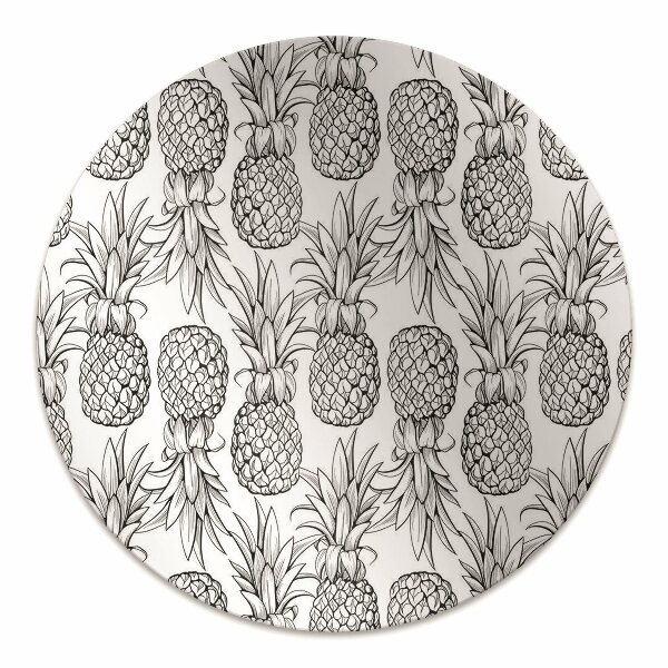 Tapis de chaise de bureau Ananas