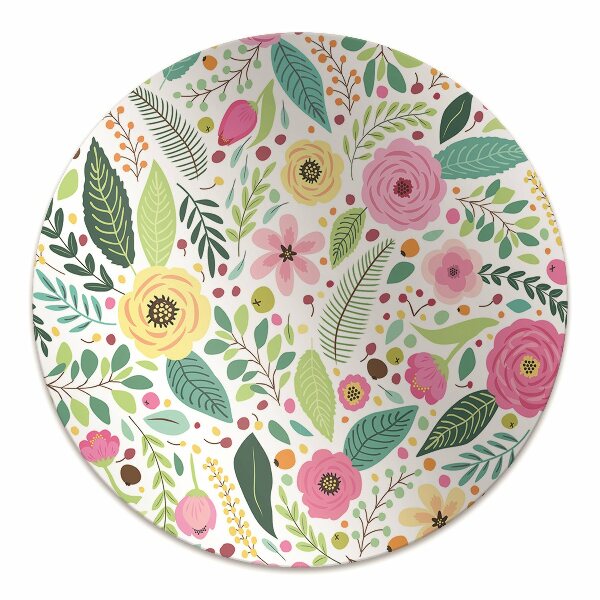 Tapis protège sol Fleurs colorées