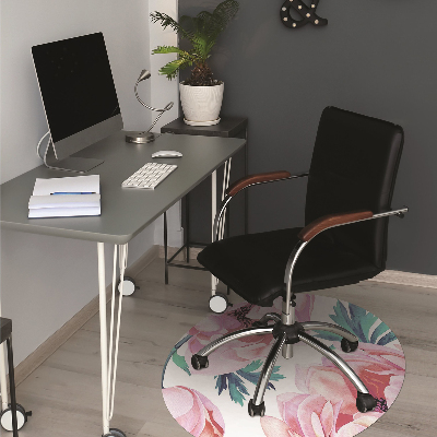 Tapis pour chaise de bureau Fleur de graines de pavot