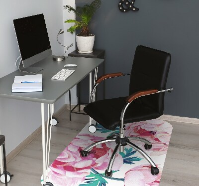 Tapis pour chaise de bureau Fleur de graines de pavot