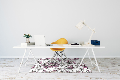 Tapis de chaise de bureau Des roses